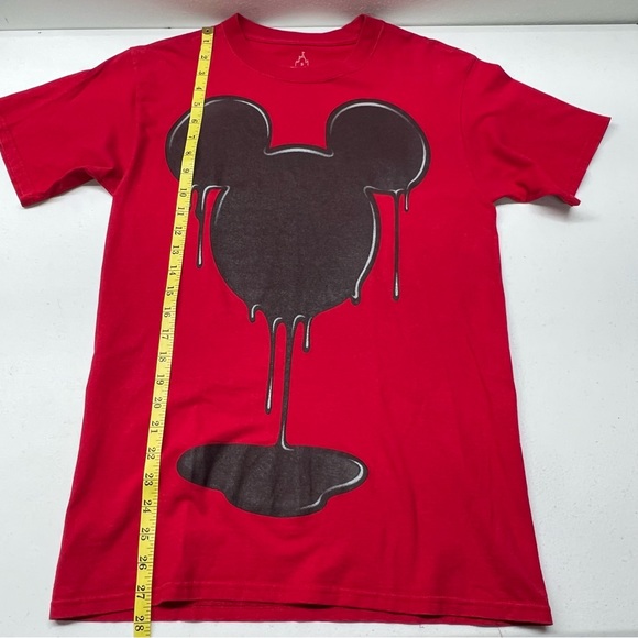 Disneyland Resort Hanes Walt Disney World Red T-shirt - Dripping Mickey Head - S - Picture 5 of 7